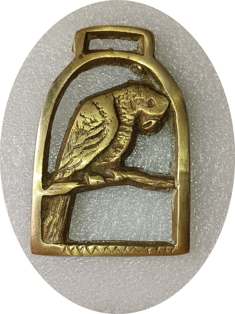 PARROT      horse brass (7698)