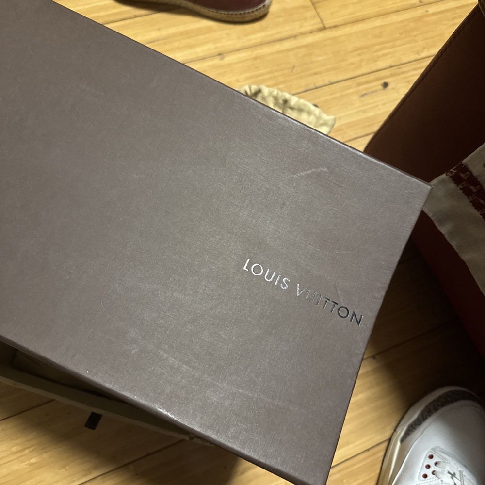 Louis Vuitton Empty Sneaker Box with Pair Dust Covers