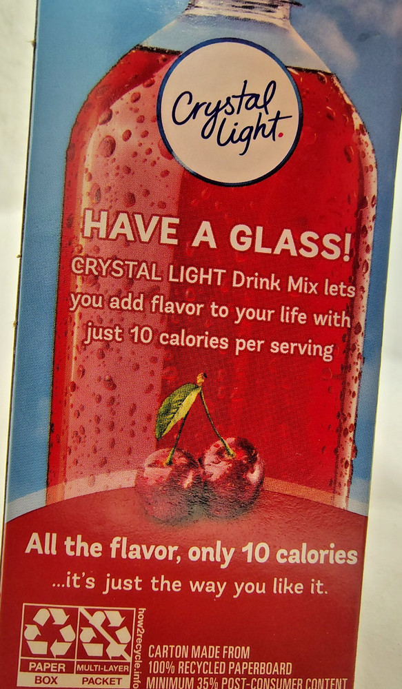 Crystal LIght Cherry Pomegranate w/ (5) Bonus Pitcher Packets, BB 2/27