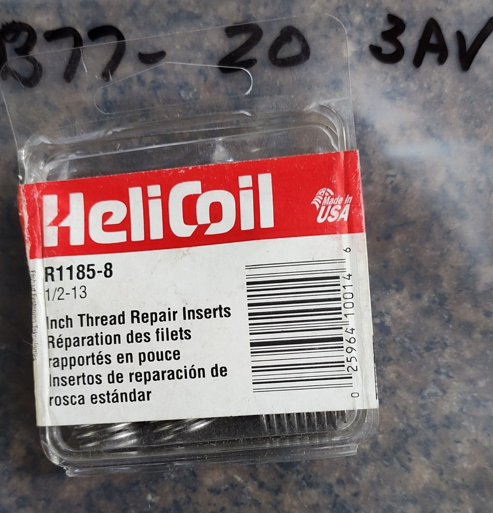 RECOIL THREAD INSERTS 1/2-13 6 PCS