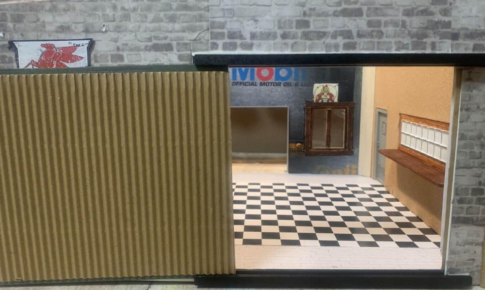 Built from Scratch “Handmade” 1/24 Scale Diorama Art Piece – “Needs More Work”