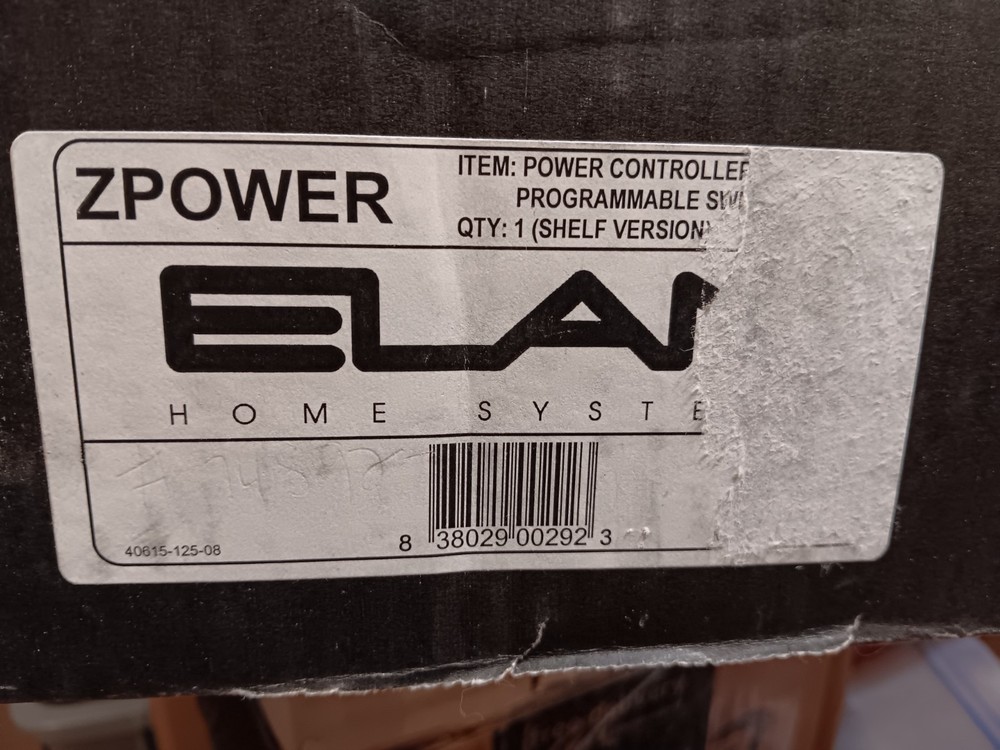 Elan Power Controller (Programmable Home Theater Power & Surge Component)