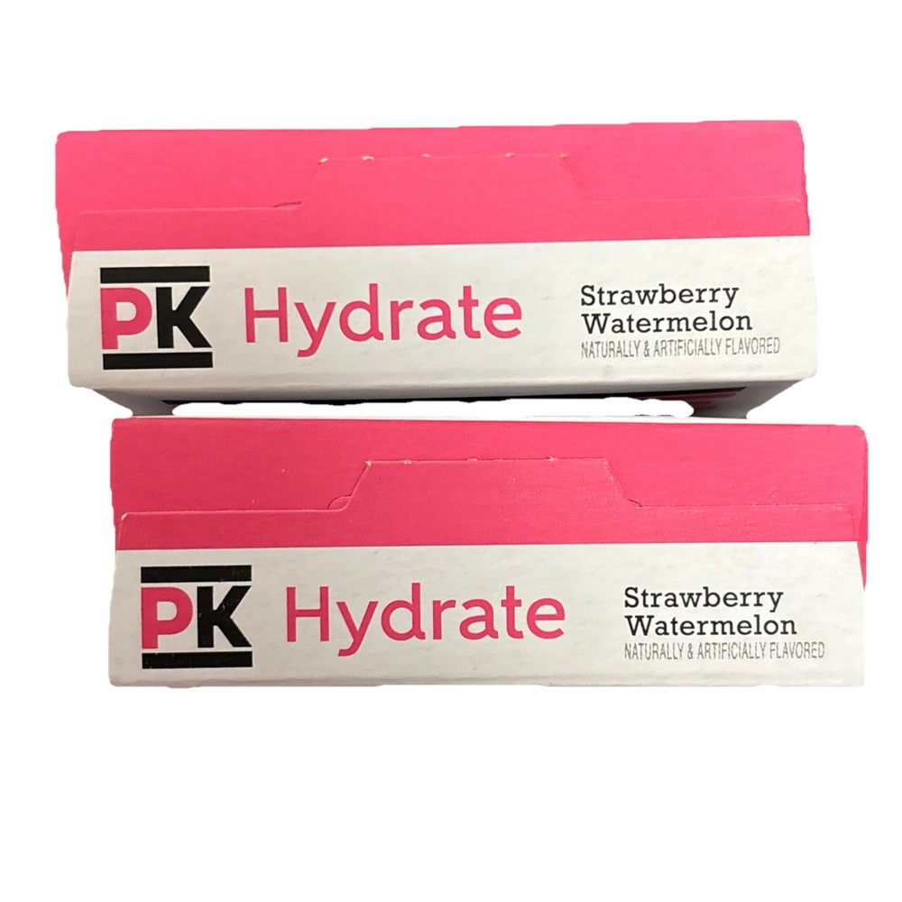 2 PACK Pure Kick Hydrate Strawberry Watermelon 6 Packets Zero Sugar Electrolytes