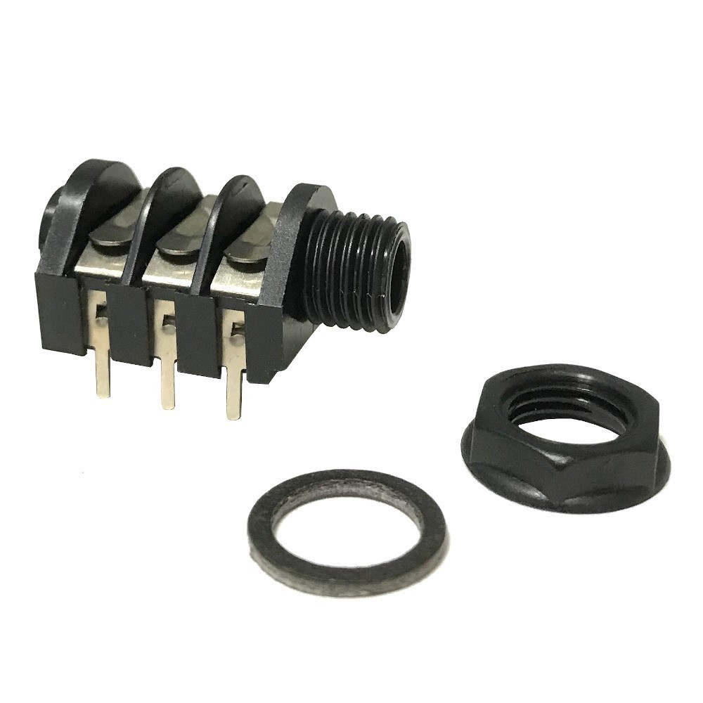 Cliff Input Jack 1/4" Stereo PC Mount for Marshall Plastic Nut