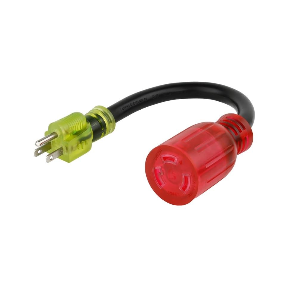 Reliance Controls ADPTR CRD 125V 5-15 12" L