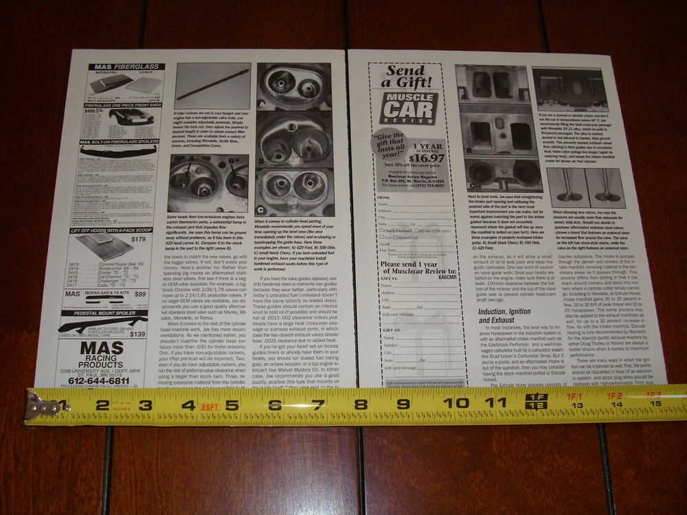 JOE MONDELLO HORSEPOWER SECRETS ORIGINAL 1996 ARTICLE