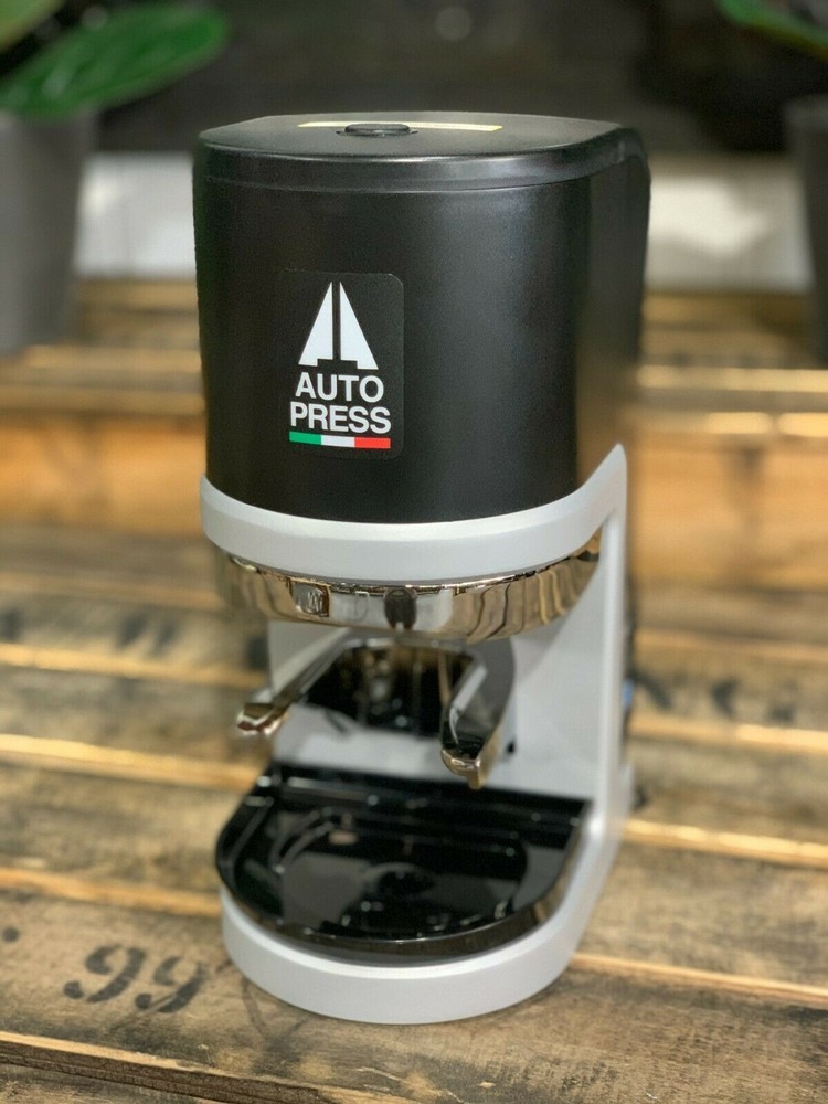 AUTO PRESS AUTOMATIC BRAND NEW BLACK ESPRESSO COFFEE TAMPER TAMPING MACHINE