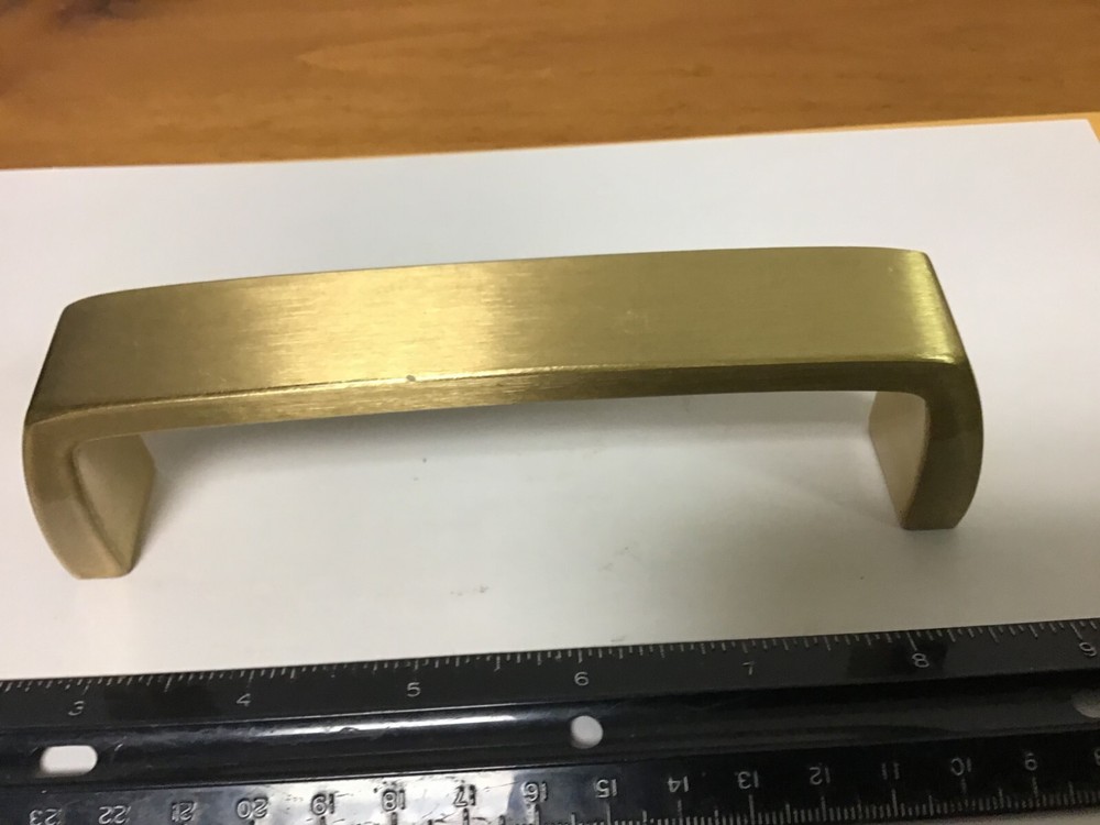 New Von Duprin Pull Handle, Part # 972466 / 972467, Brushed Brass