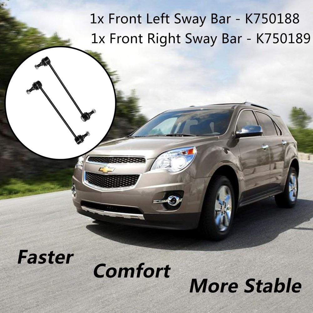 2Pcs Front Stabilizer Sway Bar End Links for 2007-2017 Chevy Equinox GMC Terrain