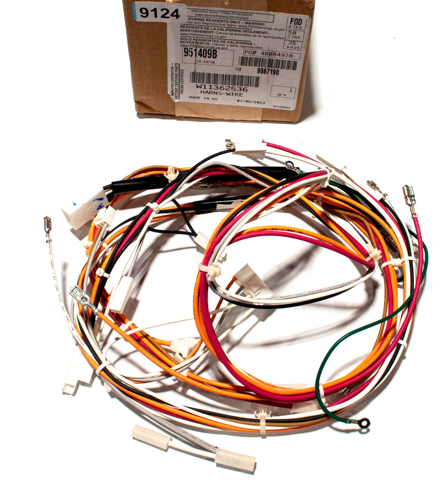 Whirlpool w11362536 Microwave Wire Harness