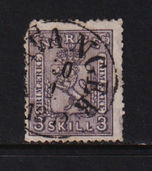 Norway - #13 used, cat. $ 160.00