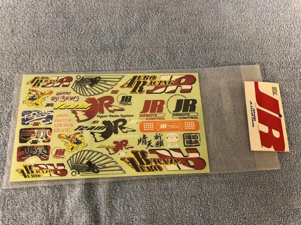 Vintage JR Radio Decal Sheet