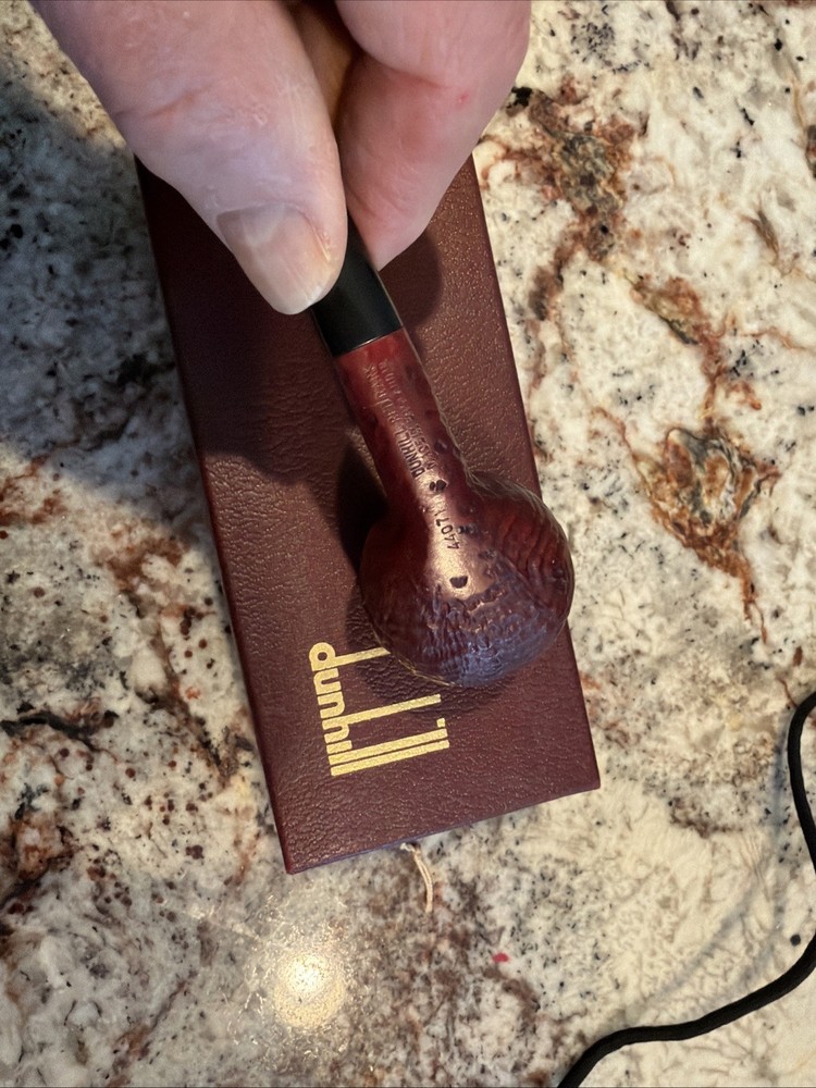 VTG Dunhill RED BARK Shell Pipe Briar No 44071 Custom Made Special Order.