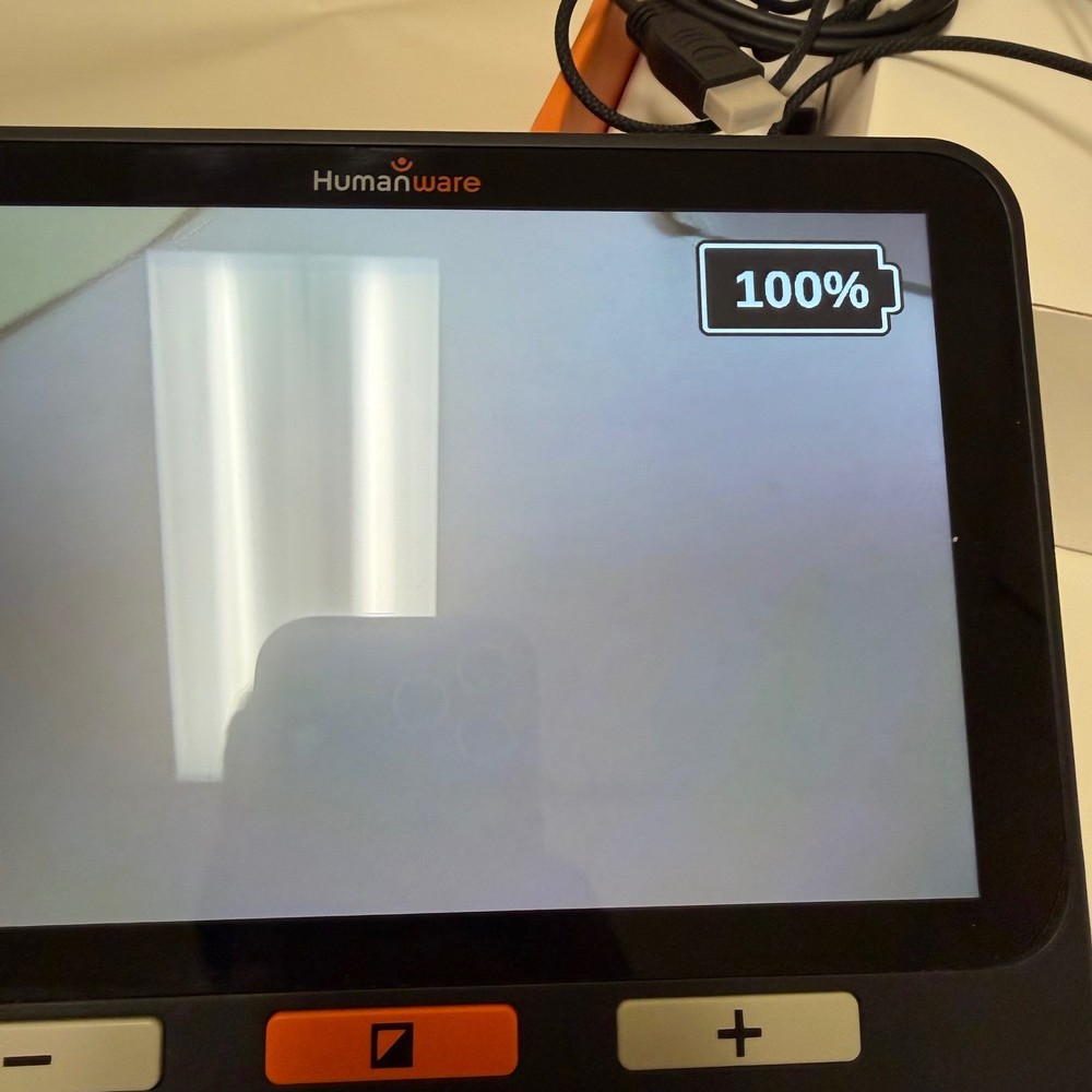 Humanware explore 8 Electronic Handheld Magnifier Low Vision Aid Black 21MP