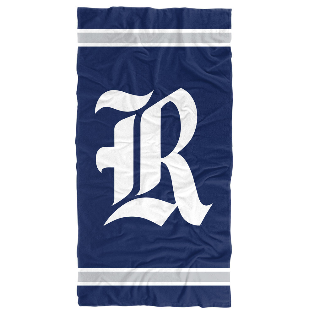 Rice University Beach Towel/Bath Towel, 30"x60" Stripes