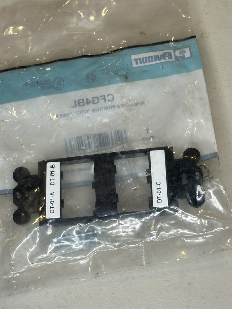 Panduit CFG4BL Mini-Com 4 Position GFCI Frame C NEW