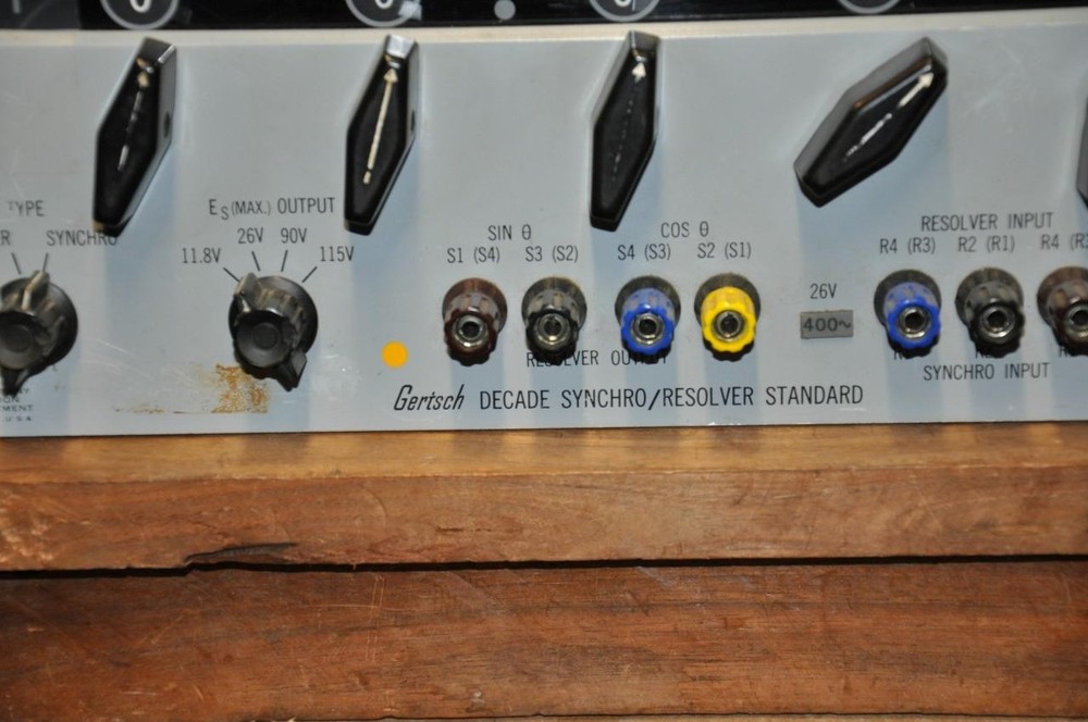 SINGER GERTSCH DSRS-5R Decade Synchro Resolver Standard 400Hz