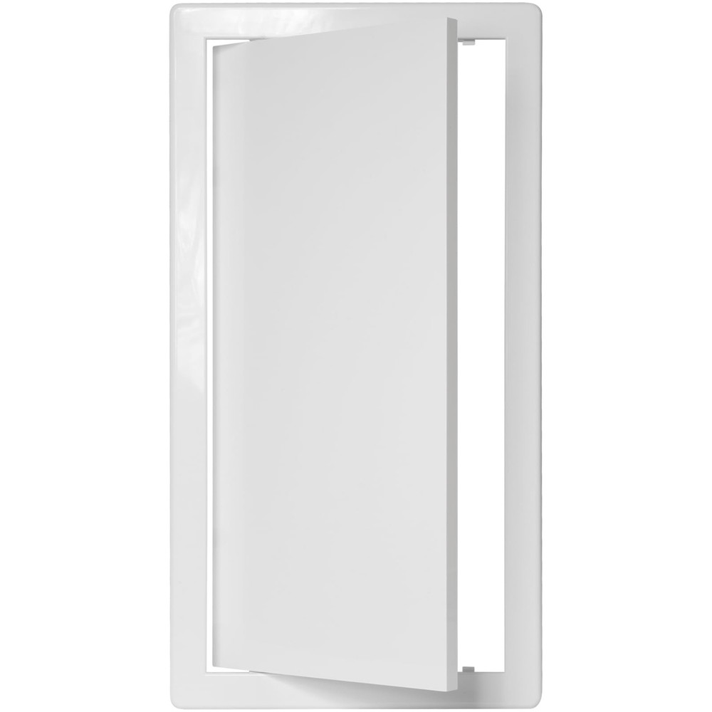 White ABS Plastic Access Panel 8 x 16 Inch (Cut-Out) - Access Panel with Door...