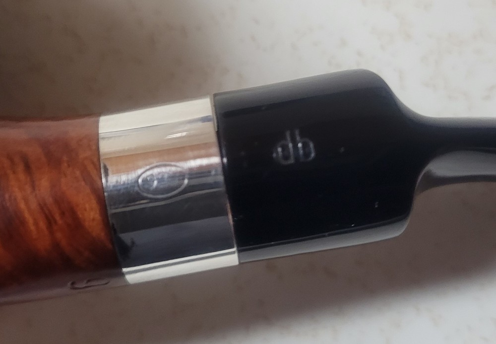 Design Berlin DB Handmade Made In German Paneled Partially Rustucated Pipe