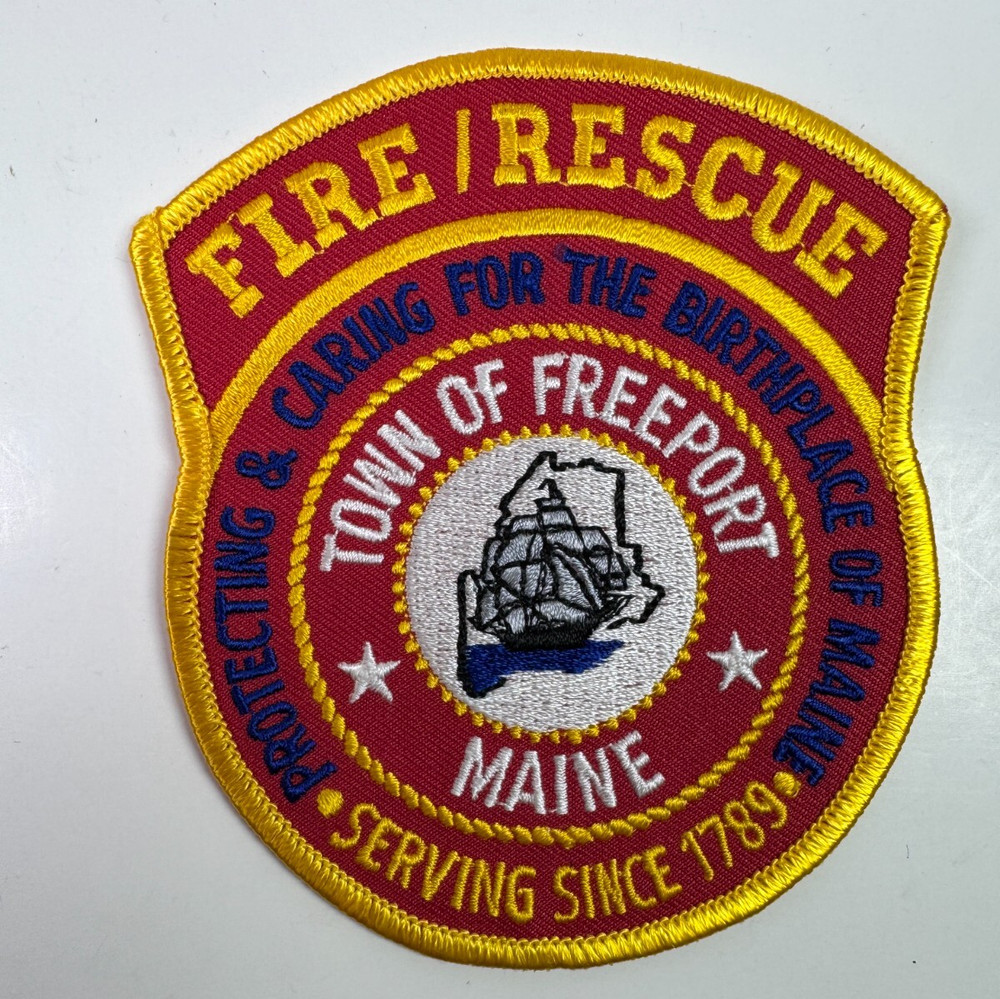 Freeport Fire Rescue Maine ME Patch O6