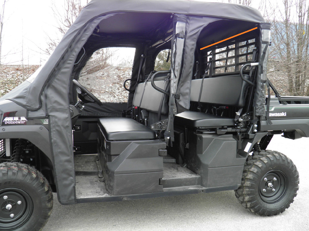Kawasaki PRO FXT / DXT Full Cab Enclosure for a Hard Windshield