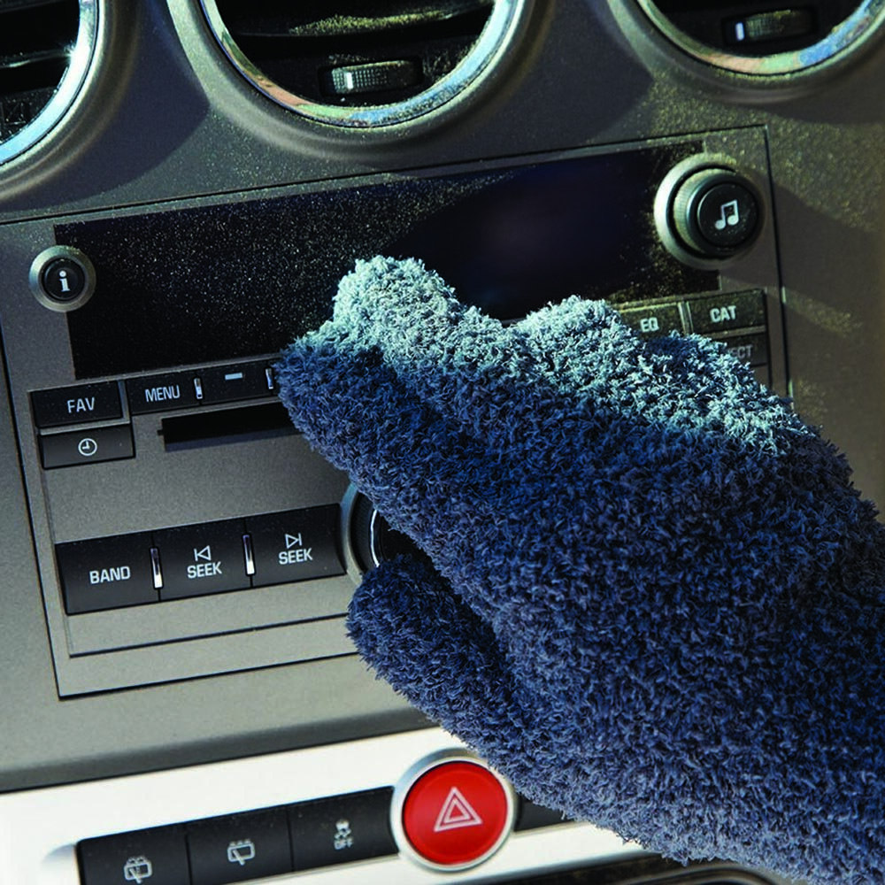 CleanGreen® Microfiber Auto Cleaning & Dusting Gloves