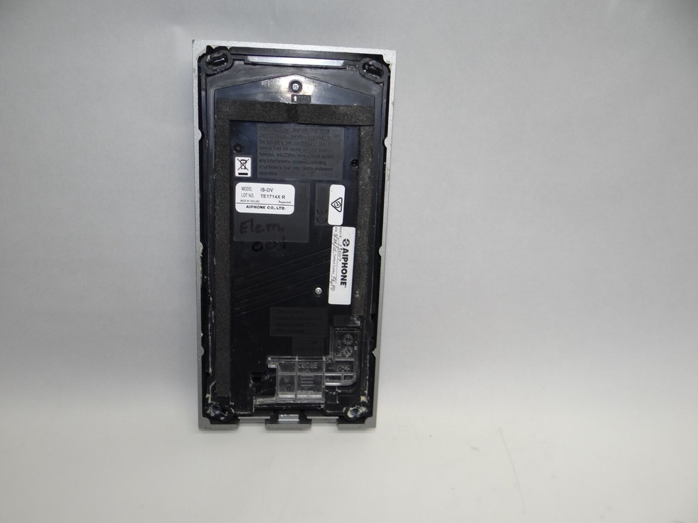 Aiphone IS-DV Surface Mount Video Door Station Camera *UNTESTED*