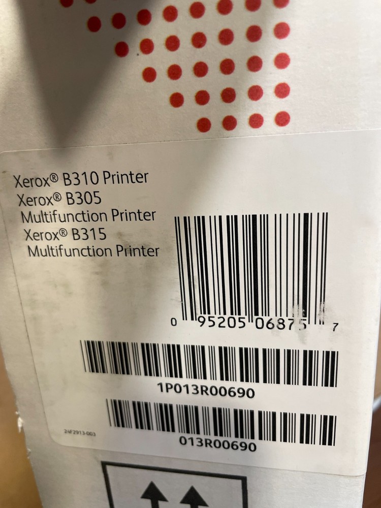 2 OPEN BOX Xerox Genuine Imaging Unit for B310 Laser Printer 013R00690