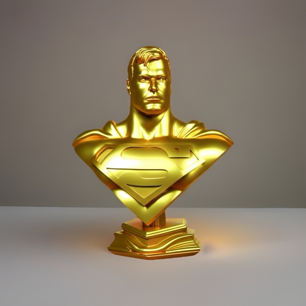 Superman - Bust 8 Inches - Gold