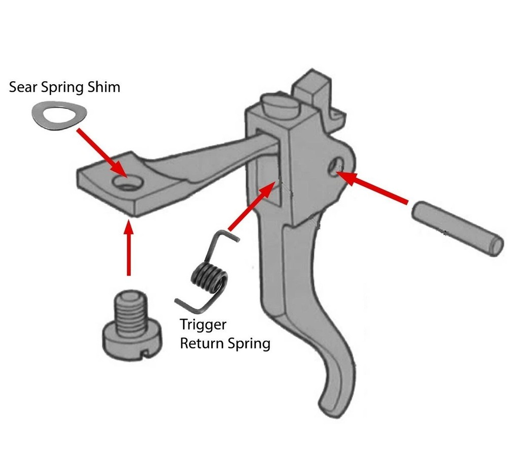 Mosin Nagant 91/30 M44 Trigger Spring Kit