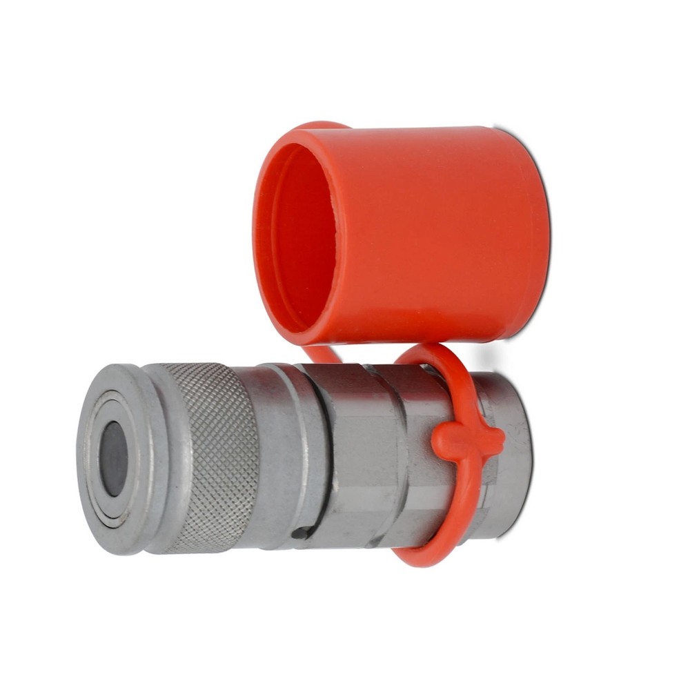 3/8″ Flat Face Hydraulic Quick Connect Female Coupler, 1/2″ NPT ThreadVM8V