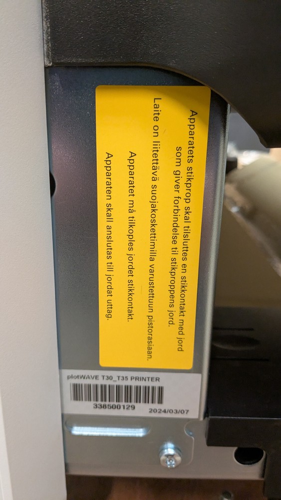 Canon Plotwave T30 T35 Large Format Plotter Printer new with handling damage