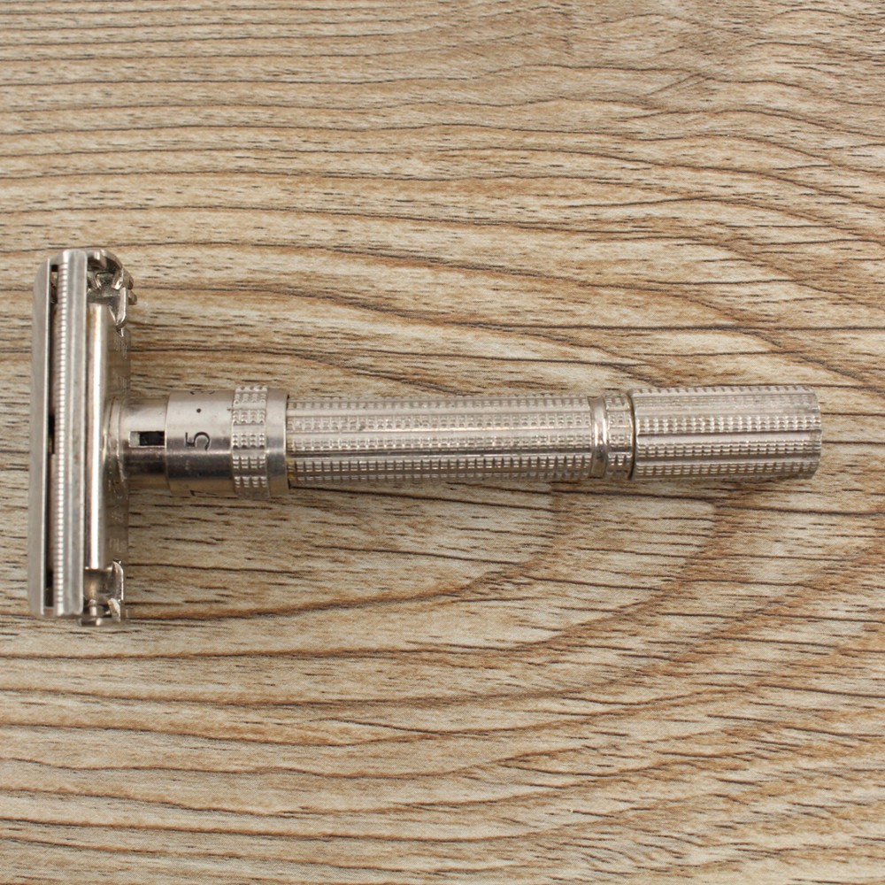Gillette SLIM Handle Adjustable Razor - TTO - M-3 - 1967 Model