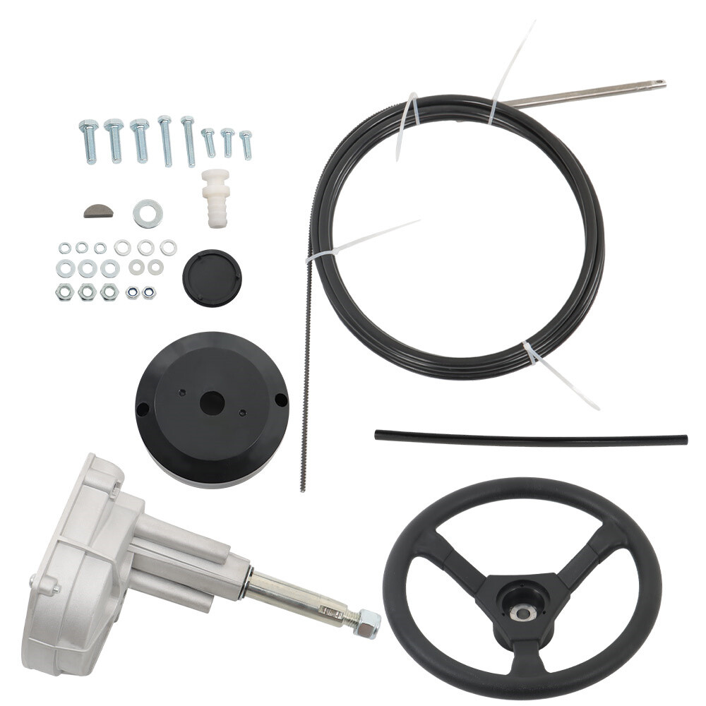 Suitable For 17' Ss13217 12.4” Steering Boat Steering System Outboard Kit