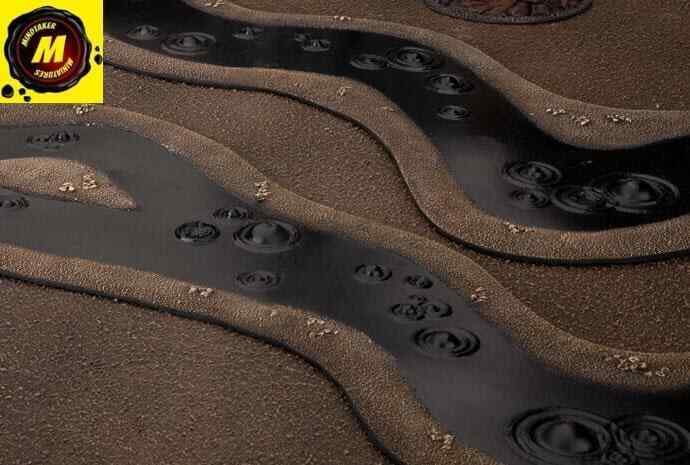 Features: Tar River (x6), Full Painted Terrain - #BB603 - Historical Terrain
