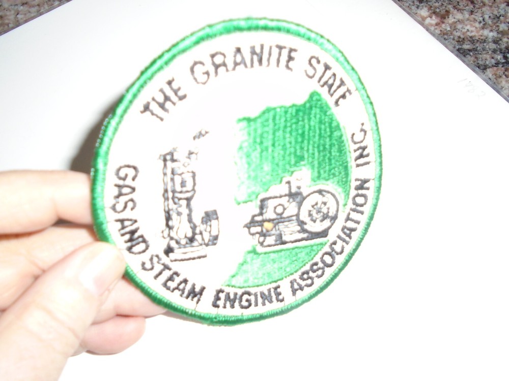 THE GRANITE STATE GAS AND STEAM ENGINE ASS.PATCH