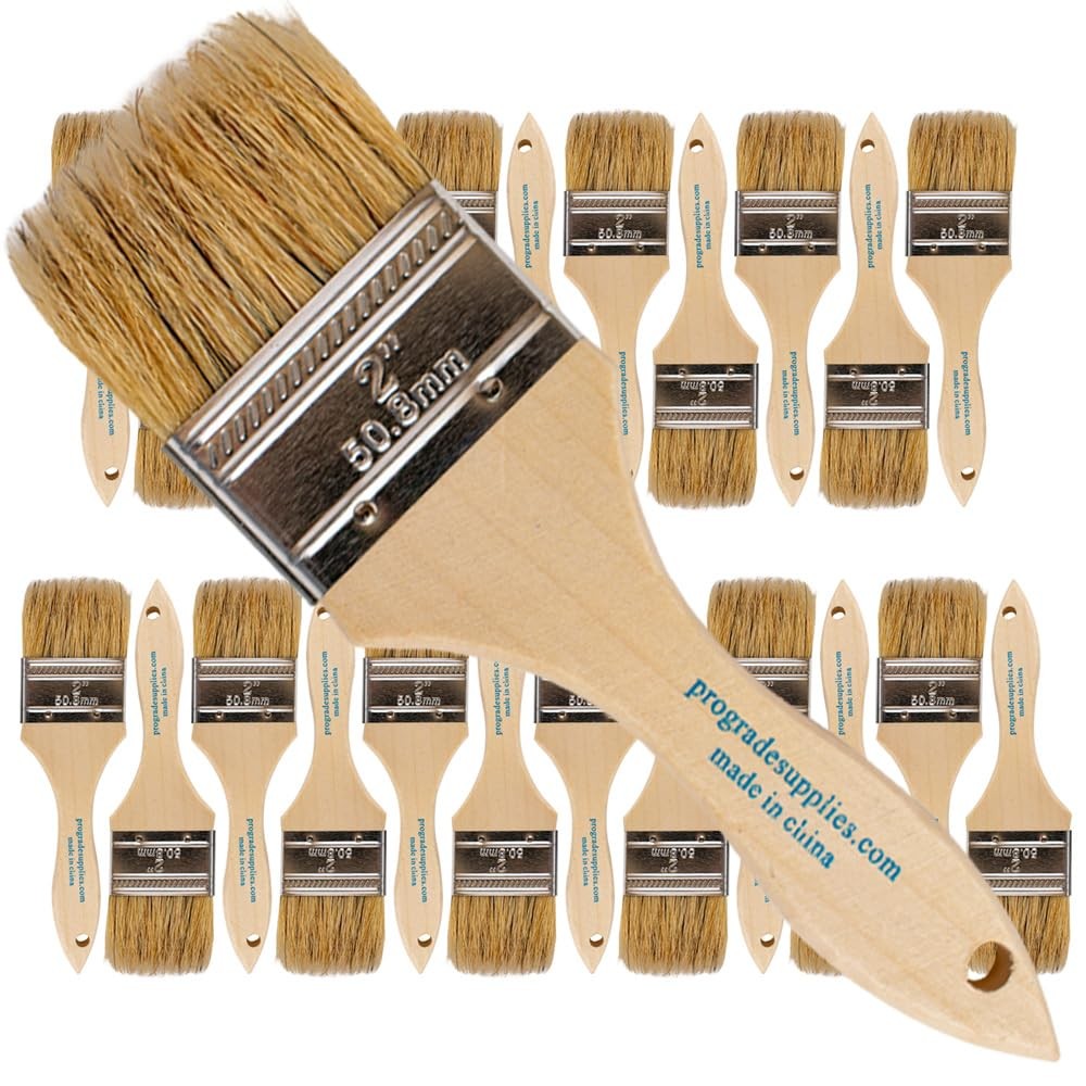 - Chip Paint Brushes - 24 Ea 2 Inch Chip Paint Brush Light Brown