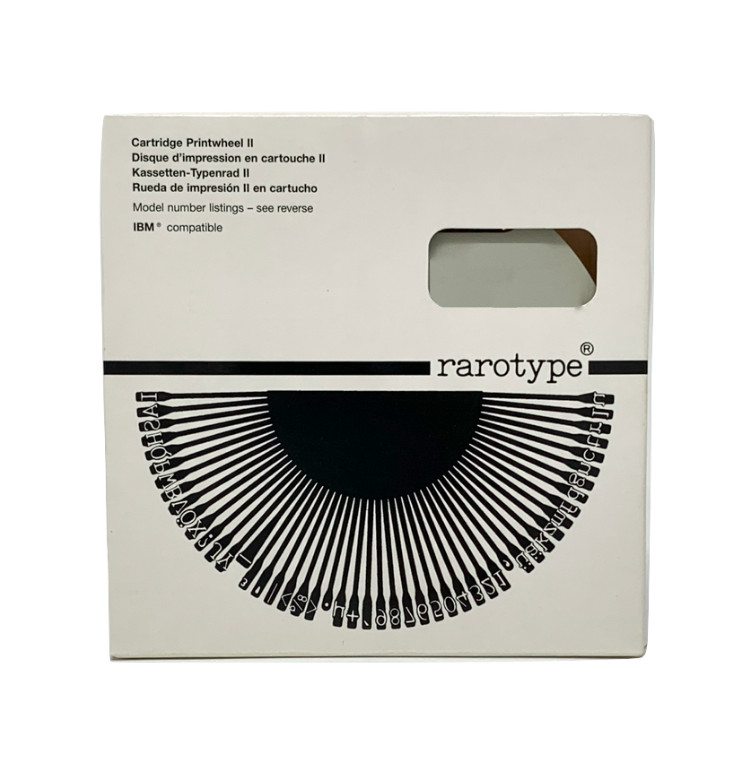 Rarotype Compatible IBM Script 12 SPANISH Printwheel