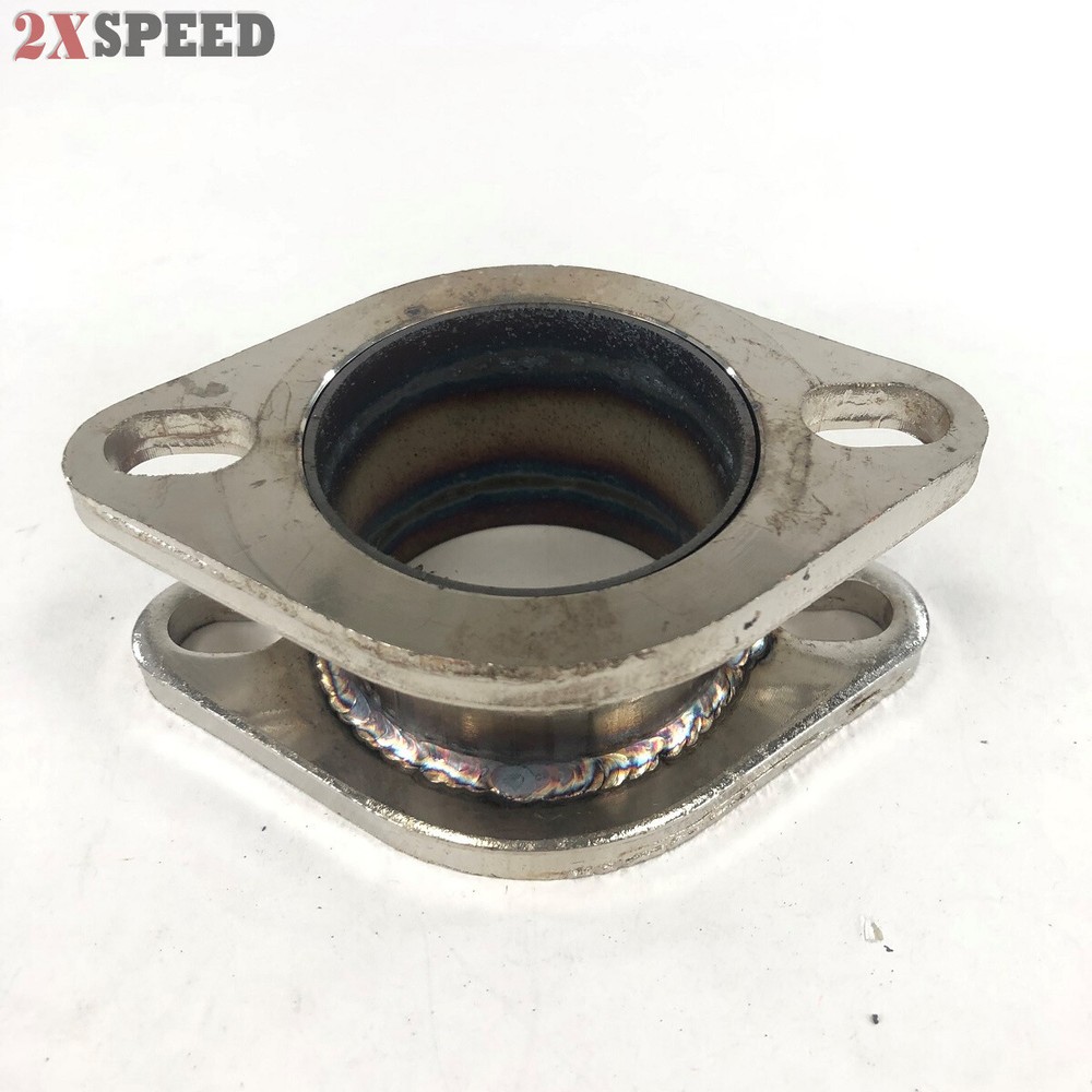 Exhaust Flange Conversion Adapter Kit 2.5’’ to 2.5’’ 2-Bolt Straight