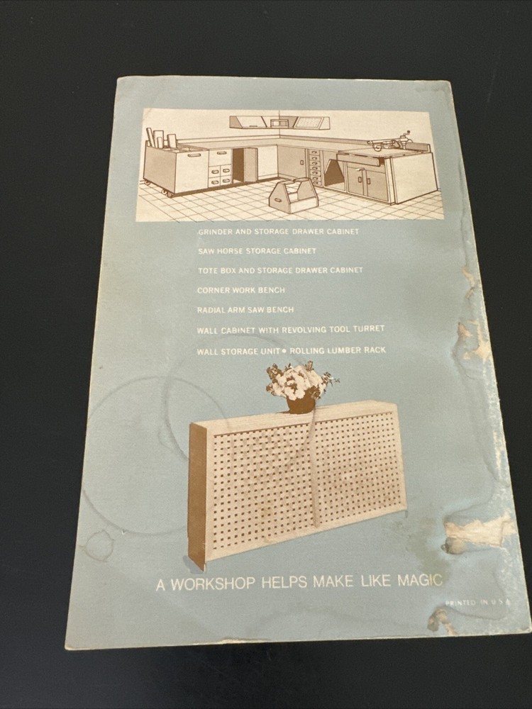 1972 Easi Bild 677 Home Workshop Plans Booklet Black & Decker
