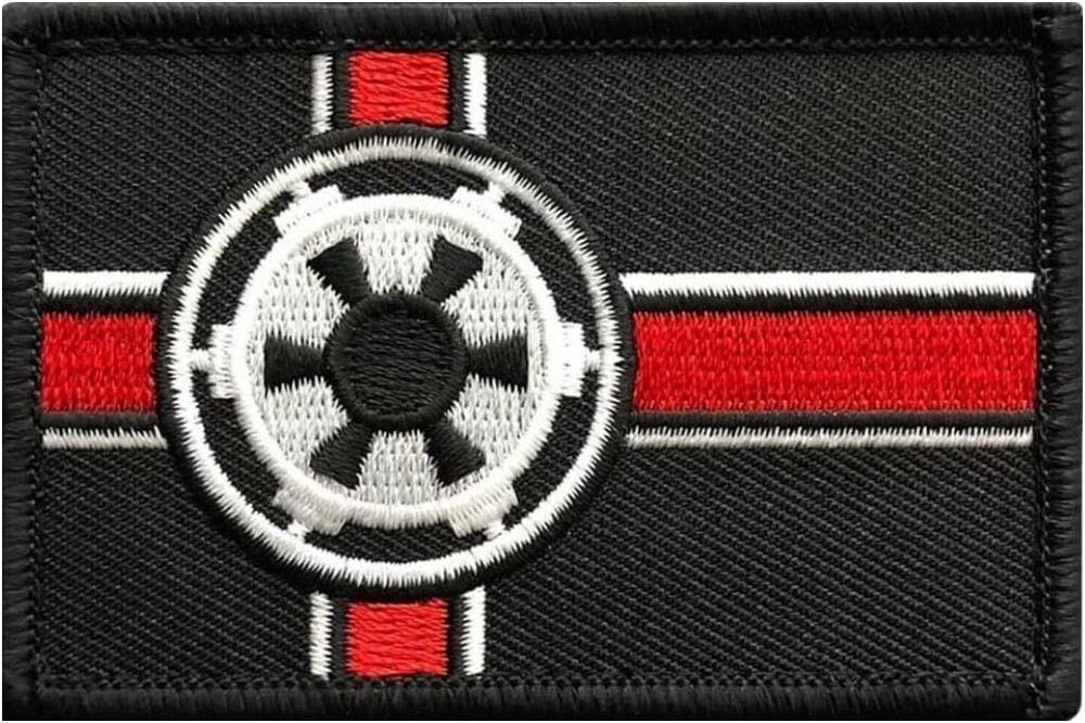 Imperial Galactic Alliance Flag Embroidered Patch | 2PC 3"x2" HOOK BACKING