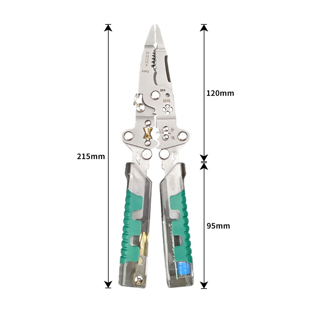 Wire Strippers Multifunctional Pliers Universal Wire Scissors Electricians Tools