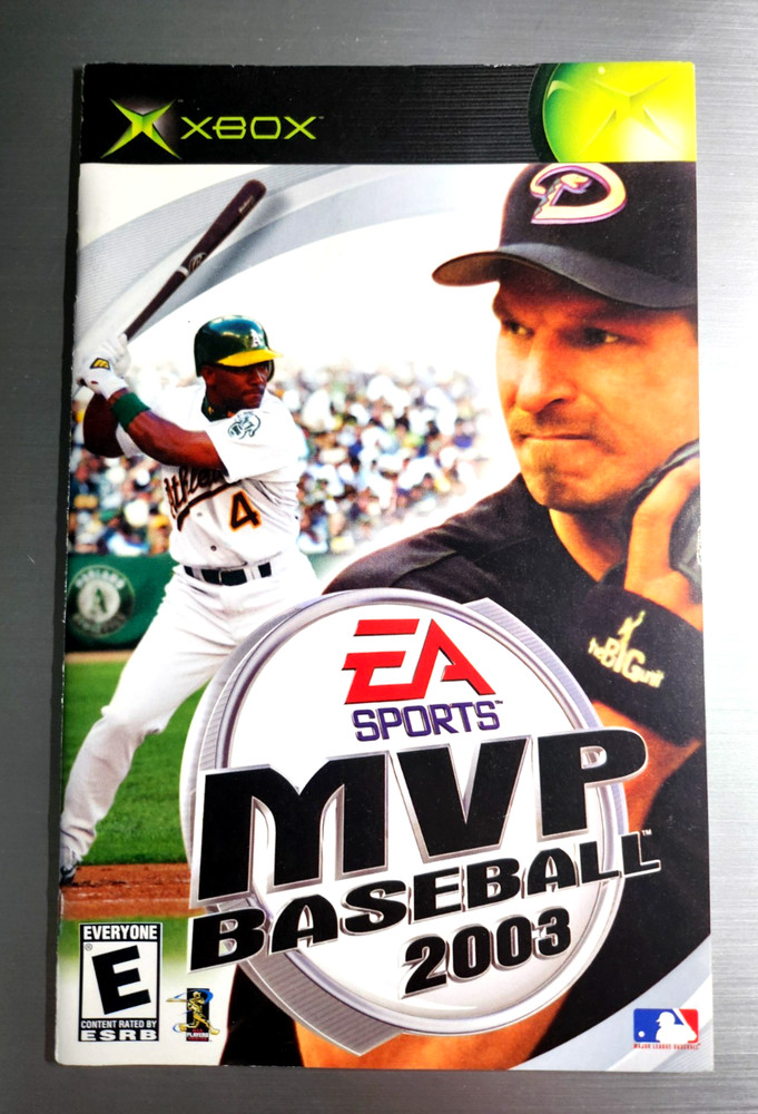 MVP Baseball 2003 Instruction Booklet - Manual Only - Xbox