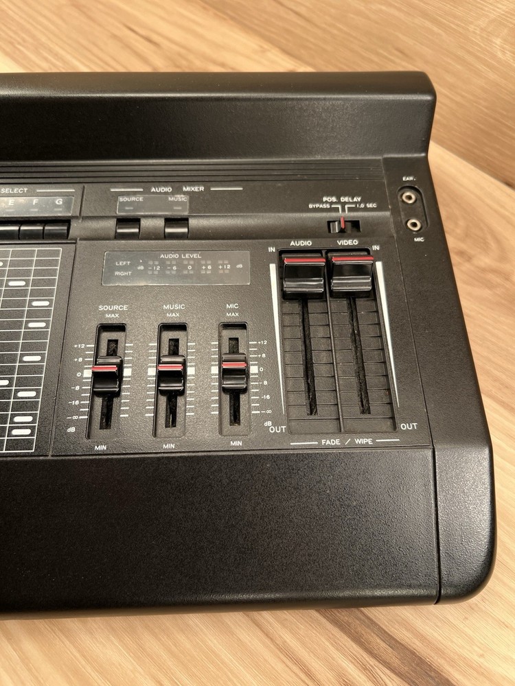 Ambico Audio/Video Editing Effects Mixer Model V-6300 Untested - Powers On