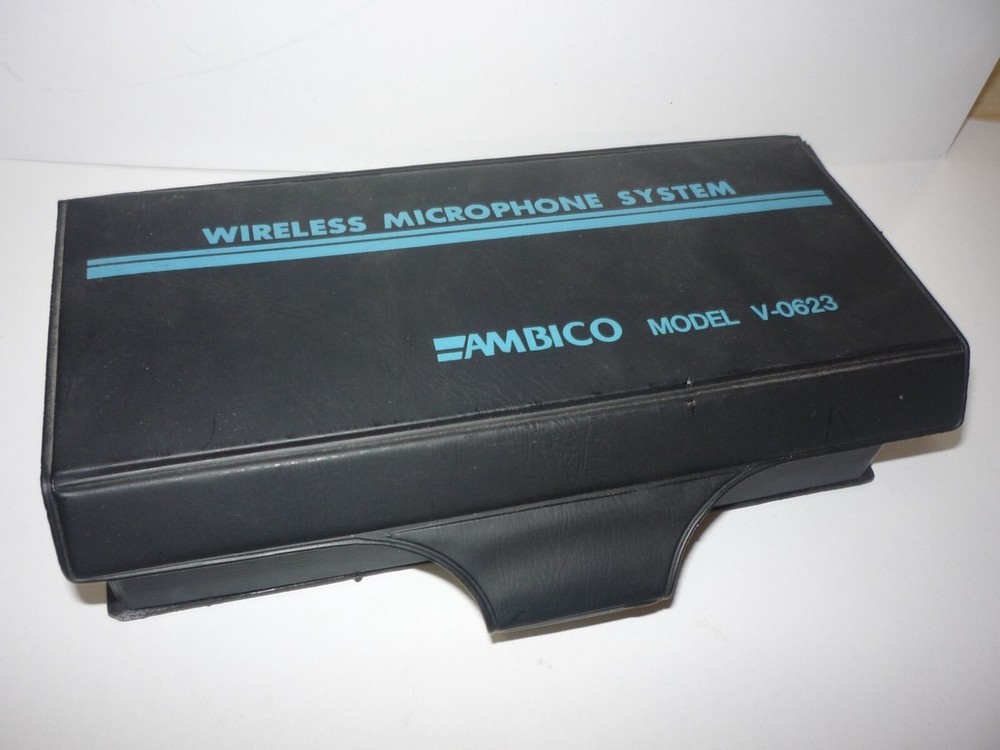 AMBICO WIRELESS MICROPHONE SYSTEM MODEL V 0623 | UNTESTED