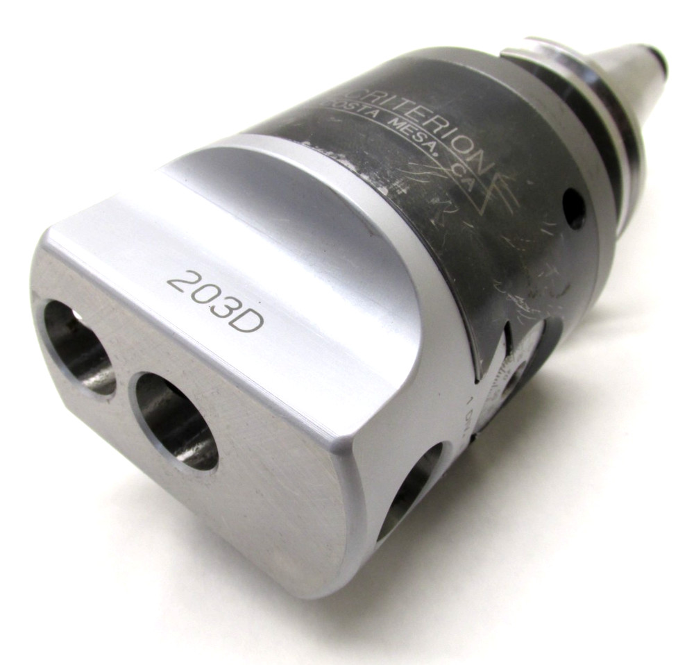 NICE! CRITERION 3/4'' BORING HEAD w/ CAT40 SHANK - #203D