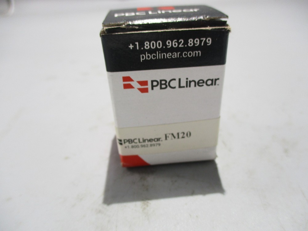 NEW PBC FM20 CLOSED LINEAR BEARING PLAIN