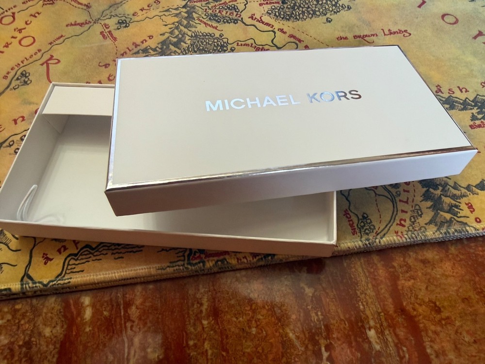 Michael Kors empty gift box white
