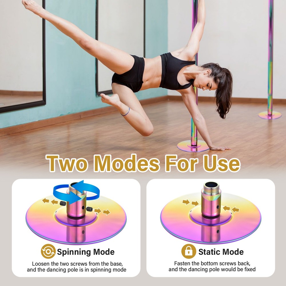 Pole Dance Pole for Home 45mm Spin Static Dancing Pole Professional qualified