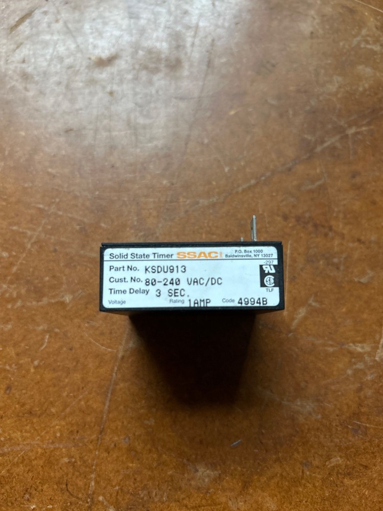 ONE USED SSAC SOLID STATE TIMERS KSDU913.